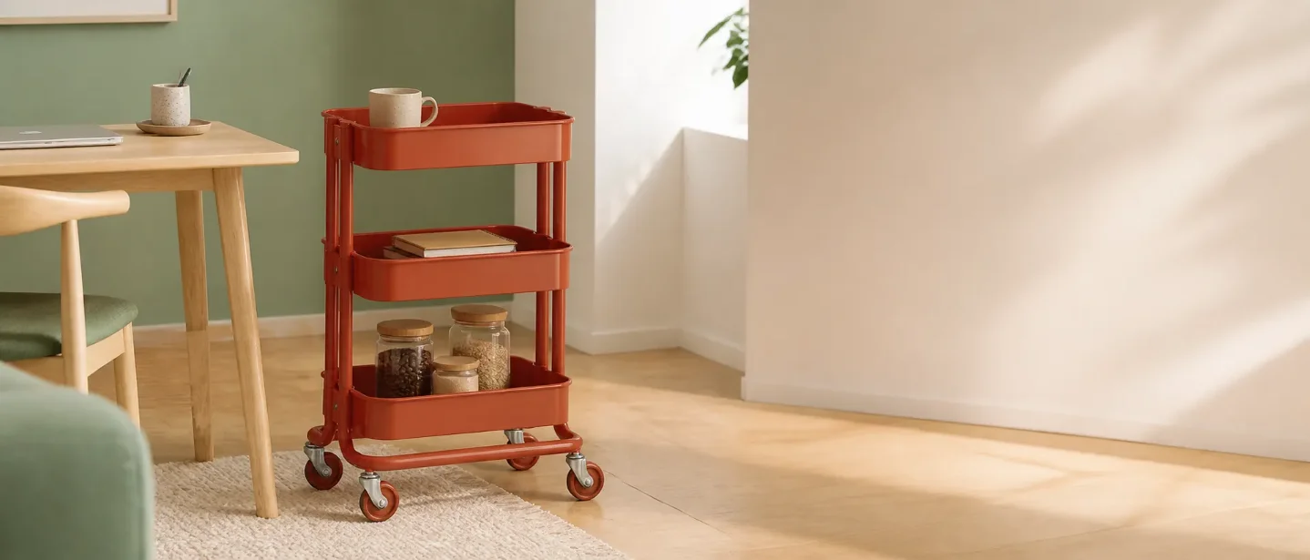 Five IKEA New-label finds for small apartments: a slimmer RÅSKOG, hidden light, and more