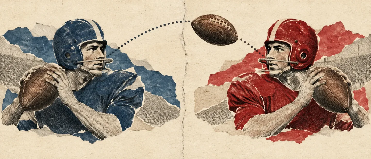 Two brothers started at quarterback: the inaugural 2006 Manning Bowl