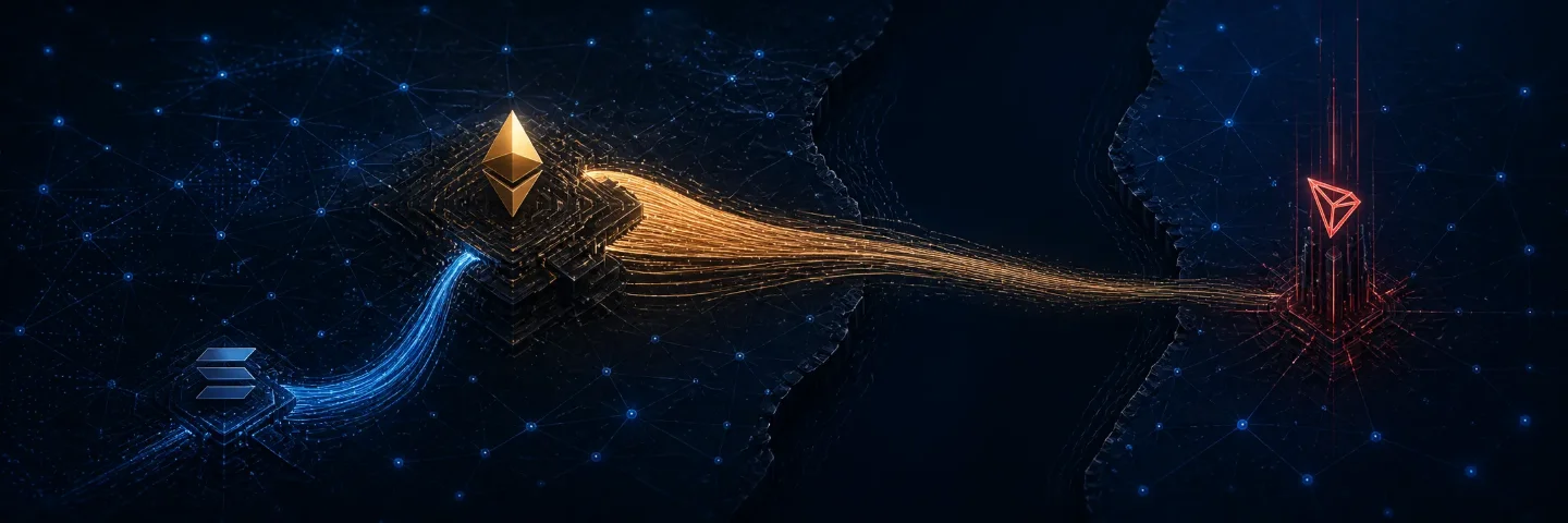 Stablecoin weekly: only $188M leaves, but $1.09B USDT shifts to Tron