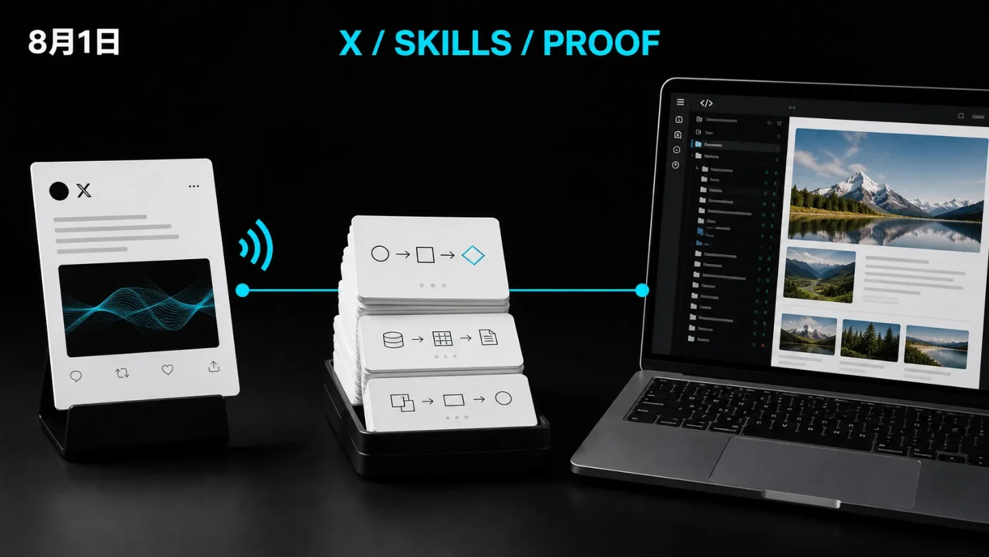 X 内容创作 Skill 每日雷达|8 月 1 日:5 个 A 层信号,B 层再补 7 个 GitHub 新锐