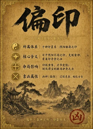 偏印系三神｜偏印（枭神）· 枭印夺食 · 印绶格