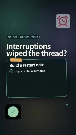 The restart note