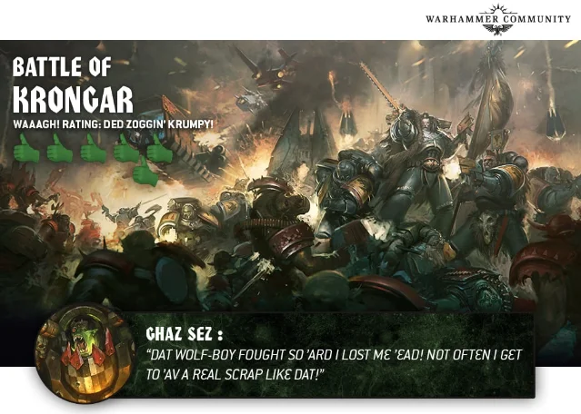 The Battle of Krongar recap from Warhammer Community
