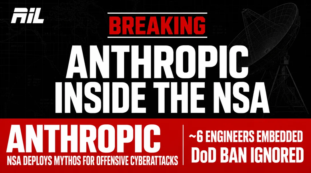 🚨 BREAKING: Anthropic Embeds 6 Engineers at the NSA — Mythos Powers Offensive Cyberattacks, DoD Ban Ignored