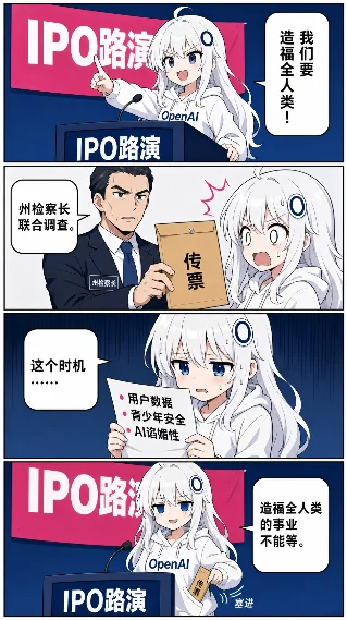 三连翻车 · OpenAI上市路上被多州传票 / Anthropic邀合作伙伴参加「抢饭碗发布会」/ SpaceX史上最大IPO首日收到Sell评级 ⚖️