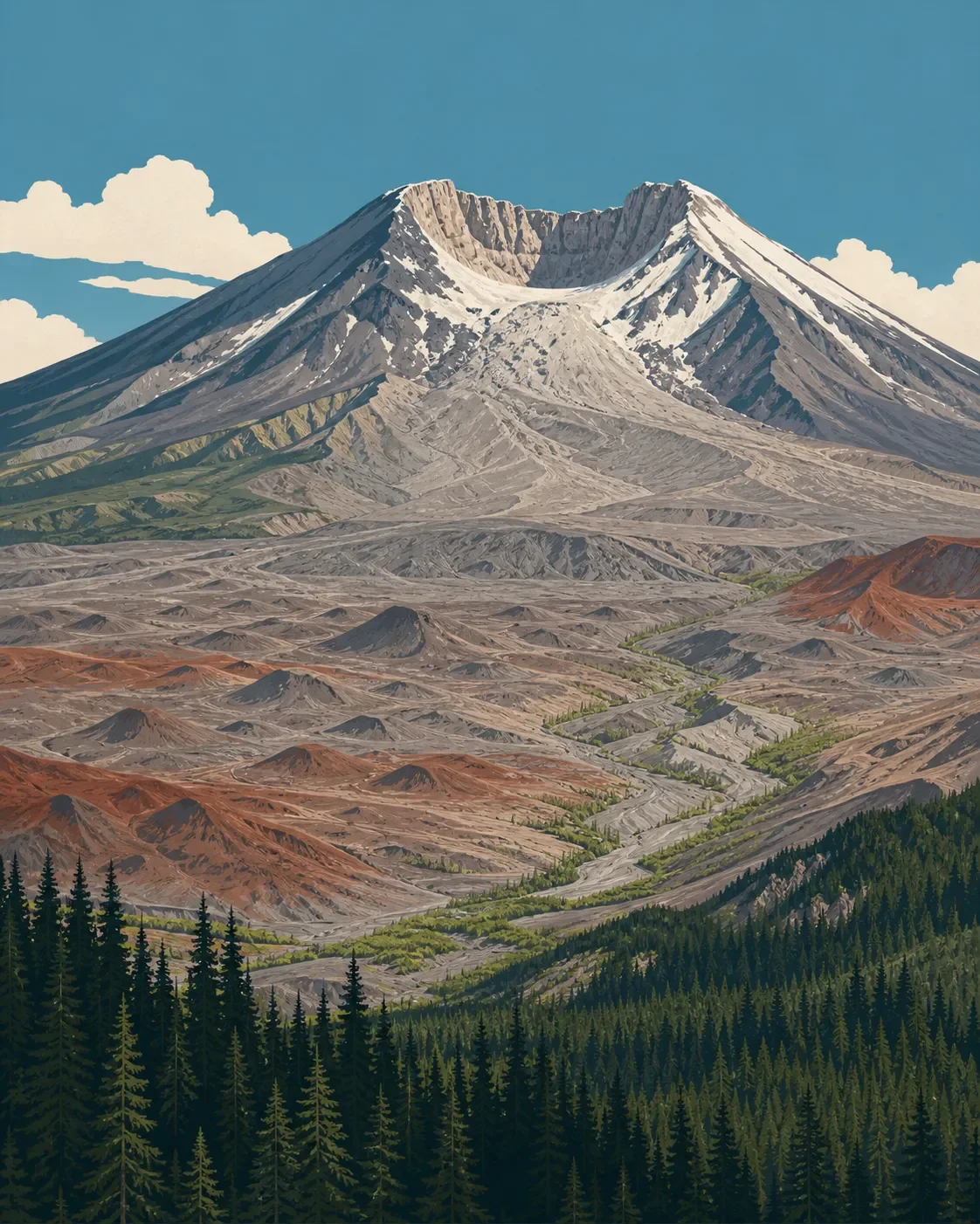Mount St. Helens field guide: pumice plains, recovering forest, and Monitor Ridge