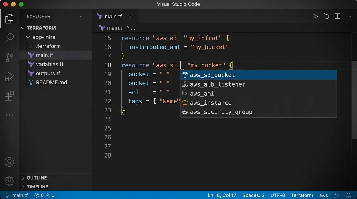 HashiCorp Terraform for VS Code: two settings that cut provider-doc lookups