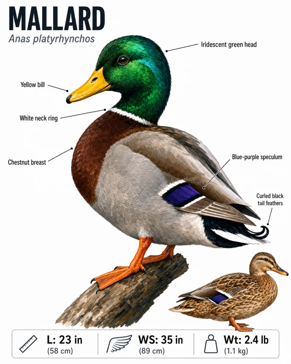 🦆 Mallard — Species ID Dossier