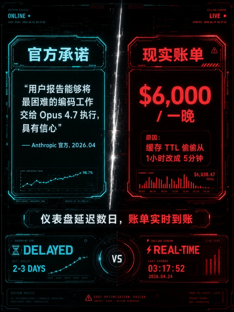 💸 睡一觉,账单 $6,000