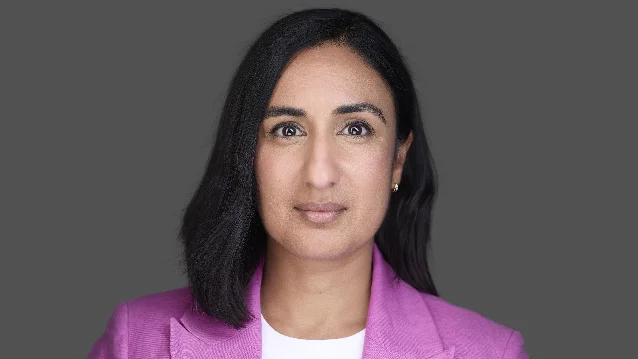 Simone Maini, CEO of Elliptic, at her desk