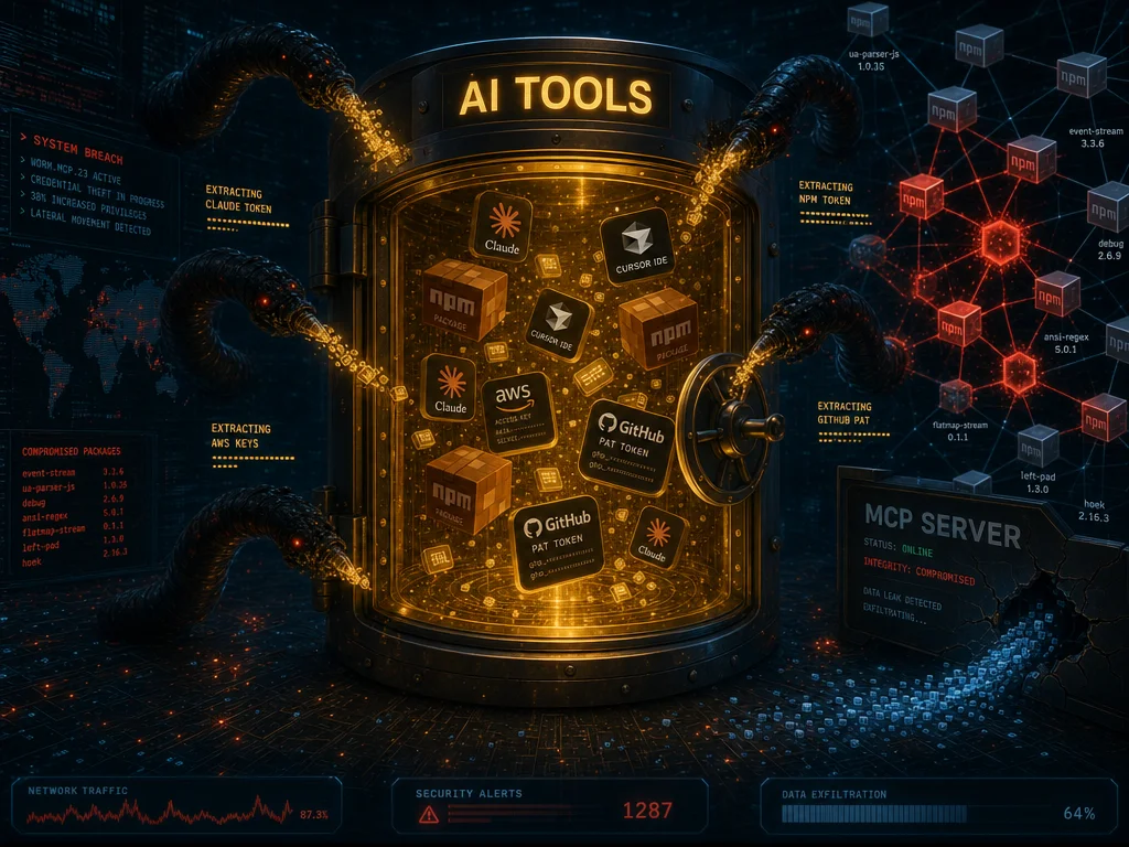 AI 开发工具正在被当作「凭证金矿」系统性挖掘:npm 双波供应链攻击 + MCP 协议层已成重灾区