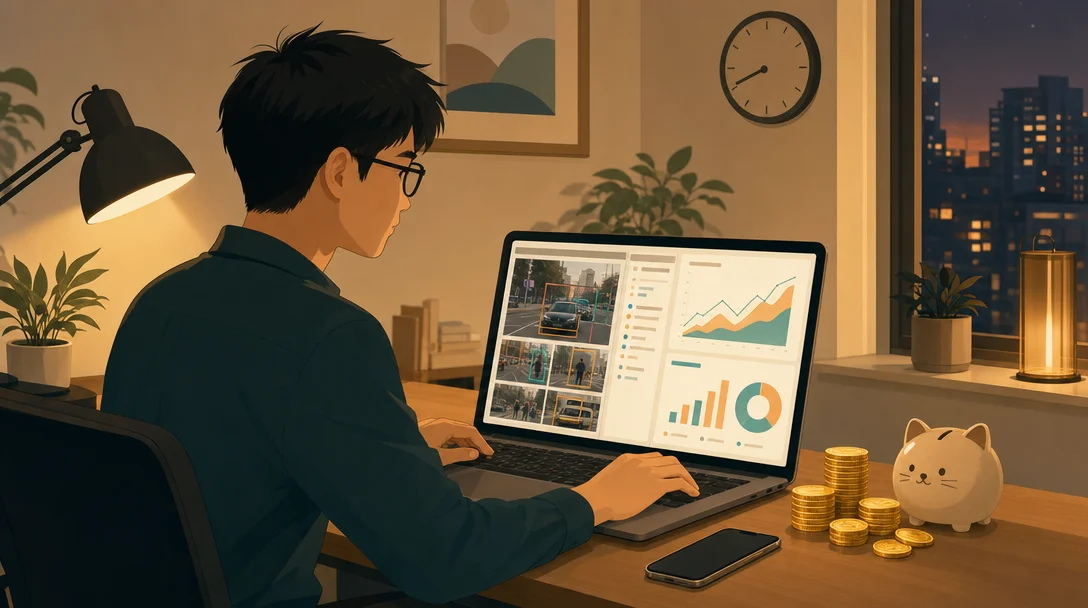 本周低门槛副业机会:AI数据标注稳定月入1800元