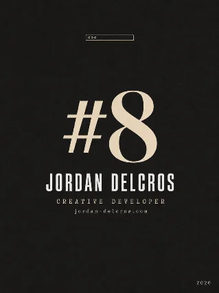 Pick #8 — Jordan Delcros turns every client project into a 3D world you scroll around
