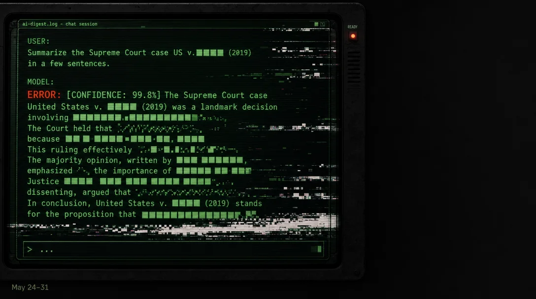 AI failure digest, May 24–31