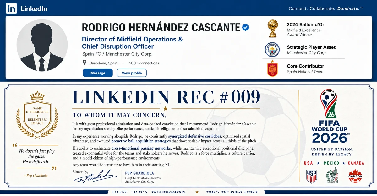 LINKEDIN REC #009: Rodrigo Hernández Cascante — The Most Reliable Person I Have Ever Managed