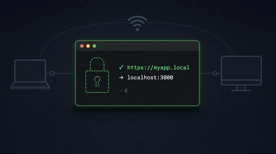 mkdev: real HTTPS on localhost, shared to your whole LAN in one command