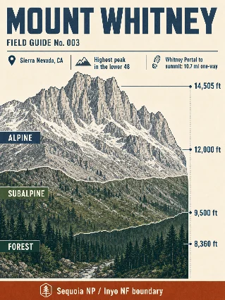 Mount Whitney: North American Mountain Field Guide No. 003