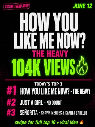 🔥 TikTok Trend Drop — June 12: The Heavy Takes #1 (Glow-Up Era Is Here)