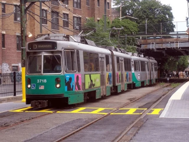 MBTA Green Line train