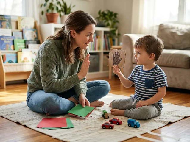 第三关：孩子用手势或短句表达还想再玩一次
