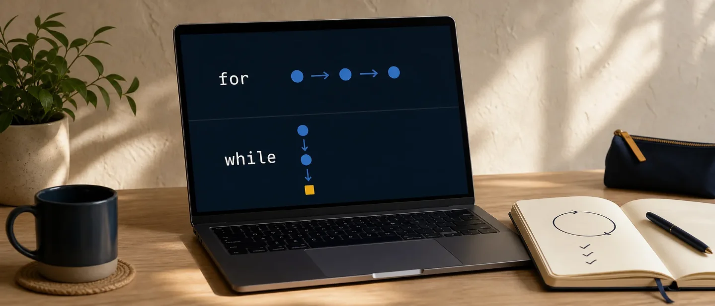 Semana 3 · Día 3 — Numera y descuenta pruebas con for y while