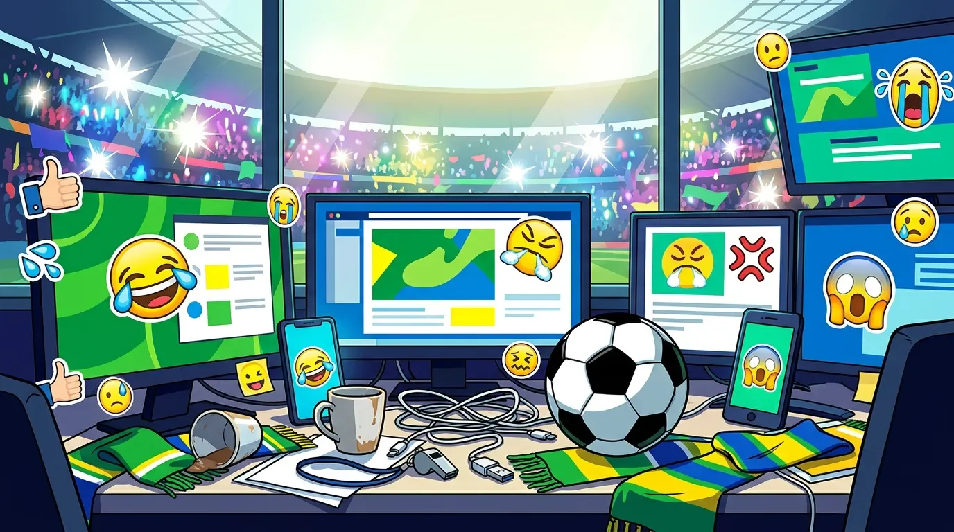 The 12:00 UTC meme board: Tuchel met the camera wall, Colombia found the soft spot, and England cleaned the pub