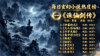 男频热榜日报｜廓晋双榜齐入，玄鉴月票破4.5万，七猫盖世神医单日反弹14.8万
