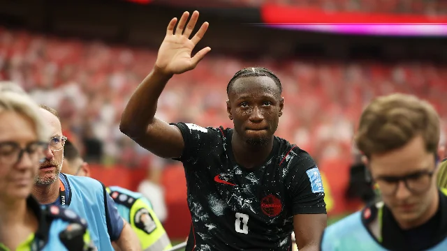 Ismael Kone injury feature image from Canada vs Qatar coverage