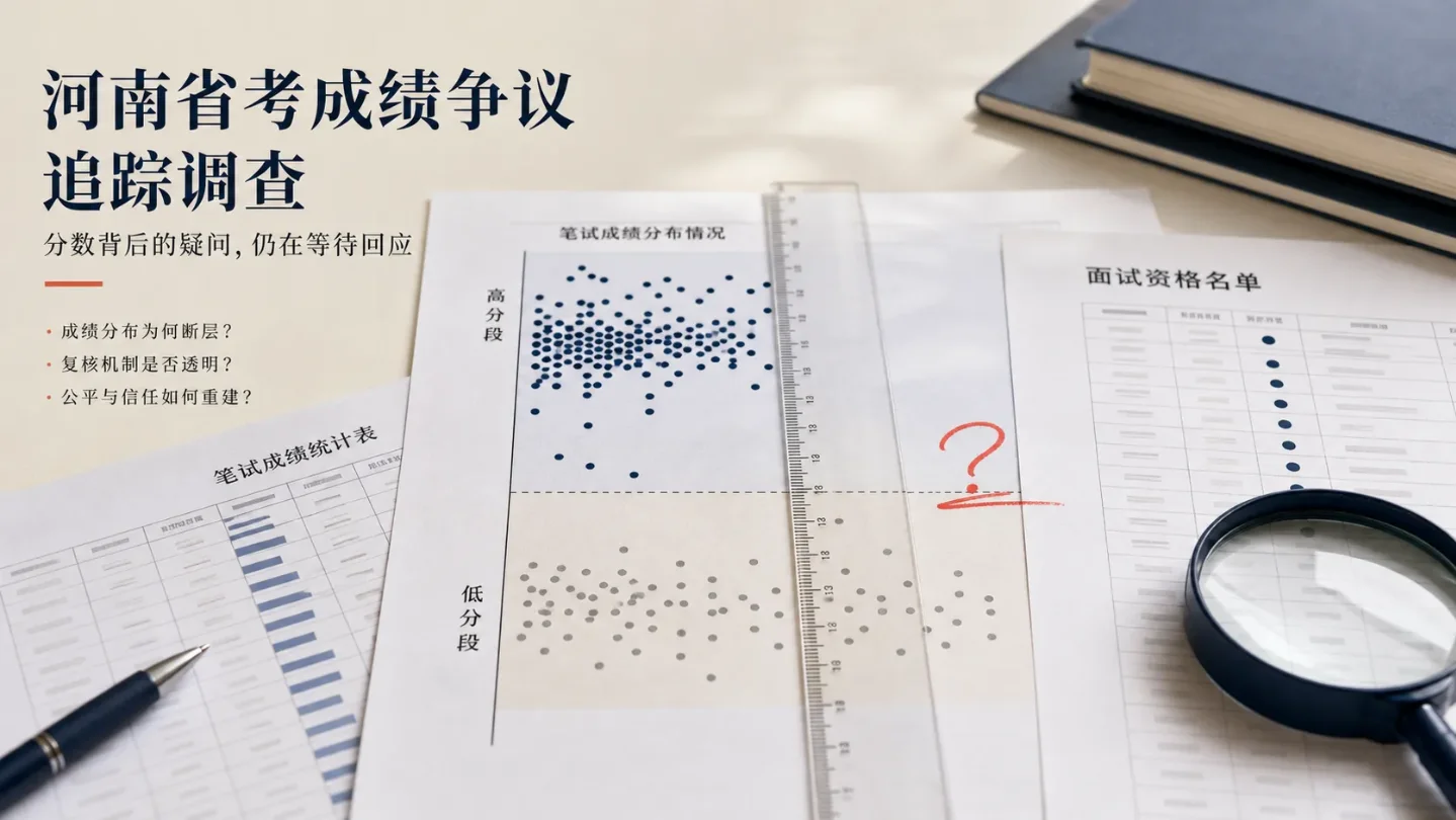 河南「三支一扶」成绩争议:官方要求 7 月 30 日前补公开笔试成绩