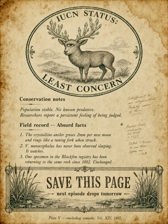 Lore and conservation closing card