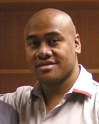 Jonah Lomu portrait photograph, 2004