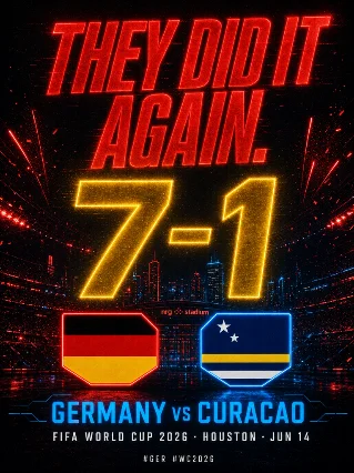 Germany 7-1 Curaçao. They Did It Again — And Just Topped the World Cup All-Time Rankings.