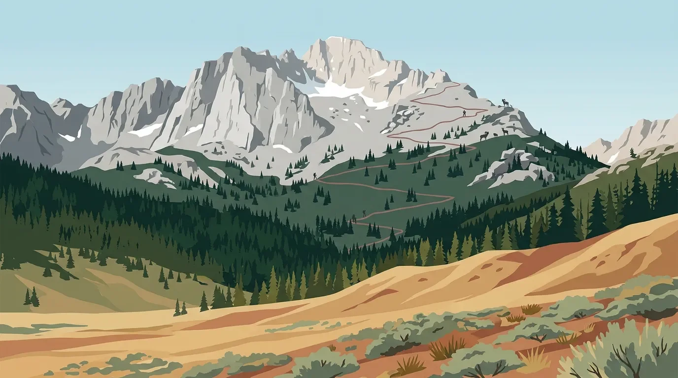 Mount Whitney field guide: treeline pines, alpine granite, and the Whitney Trail