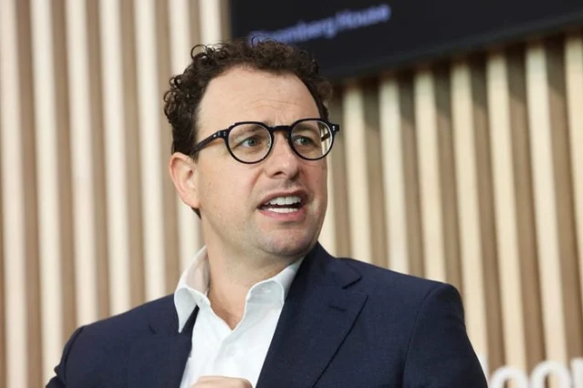 Dario Amodei speaking at the Code with Claude developer conference, San Francisco, May 2026