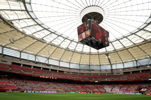 Vancouver Stadium before Canada vs Qatar