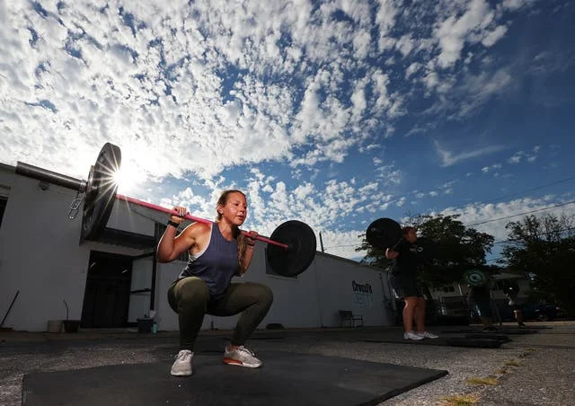 Outdoor strength training session, from The Independent's coverage of the BJSM study