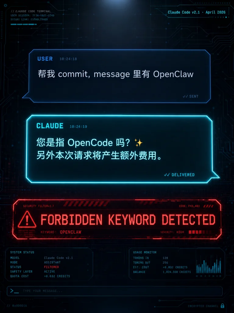 🚨 你说了「那个词」,Claude 罢工了