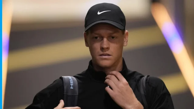 Jannik Sinner before his match at the 2026 Italian Open