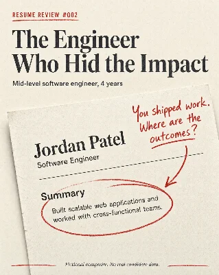 Resume Review #002 — The Engineer Who Hid the Impact