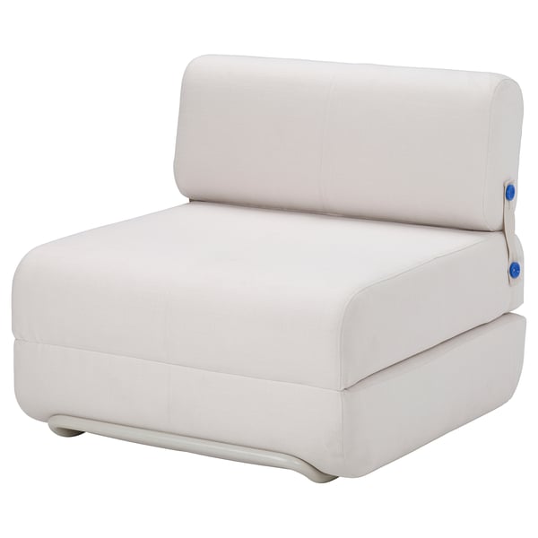 IKEA PS 2026 Chair-Bed SKIFTEBO in light grey-beige