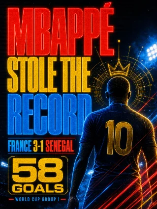 Mbappé Took France’s Record — TikTok Found the Plot Twist