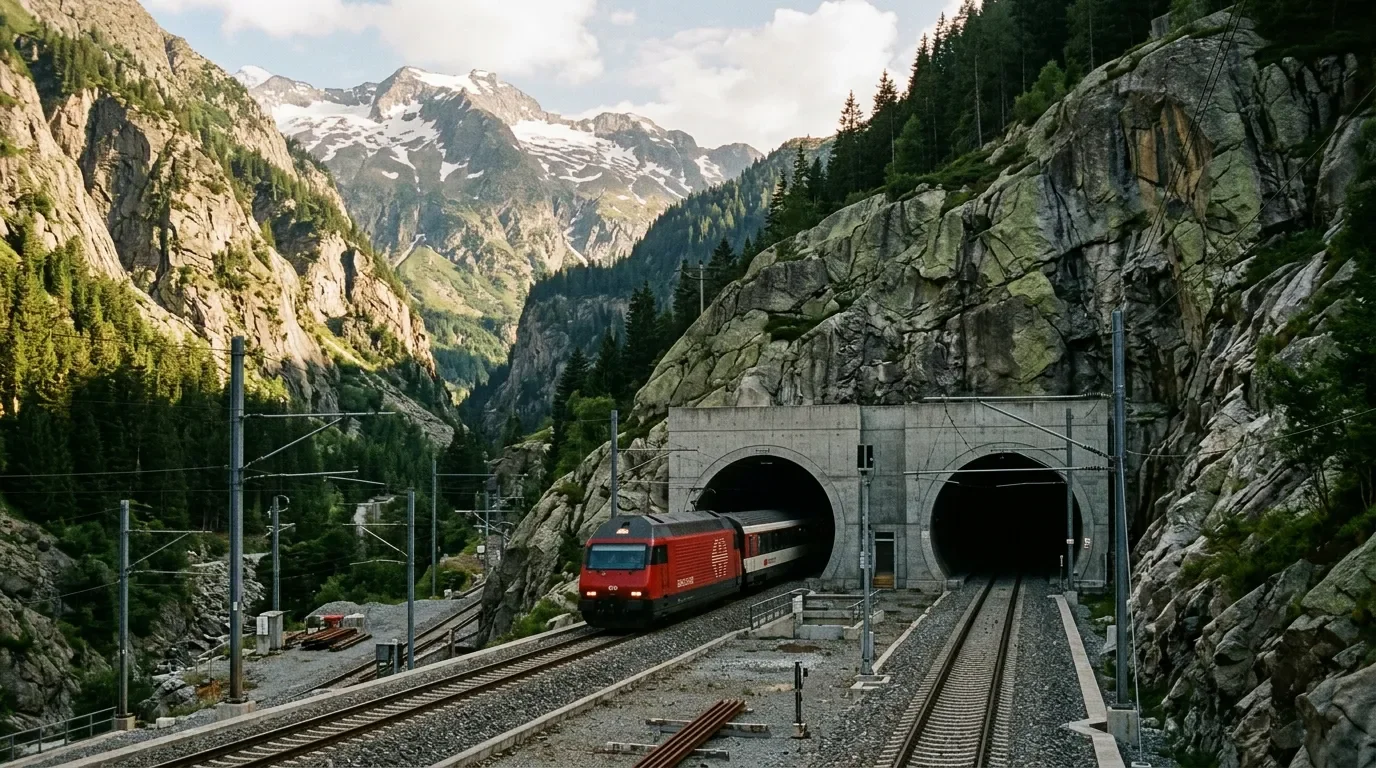 Gotthard Base Tunnel: how flattening the Alps cost CHF 12.2 billion and changed everything below it