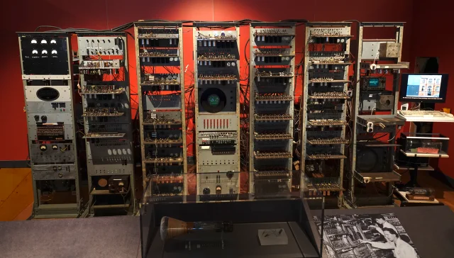 Working replica of the Manchester Baby (SSEM) at the Science and Industry Museum, Manchester