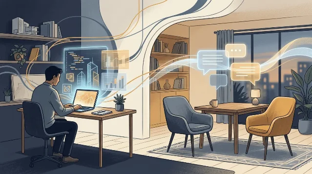 AI-assisted workflow with app building and conversation